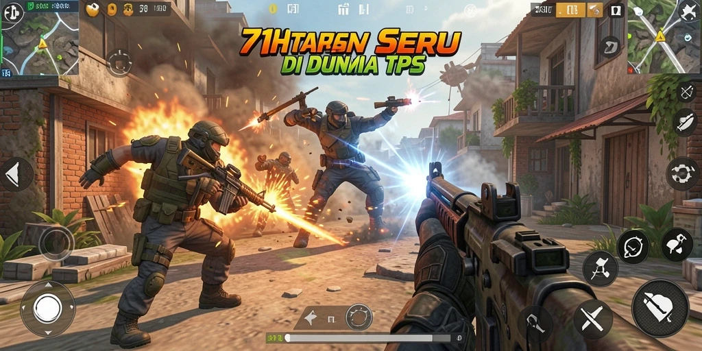Tangkapan layar dari gameplay TPS yang mendebarkan di 71H.