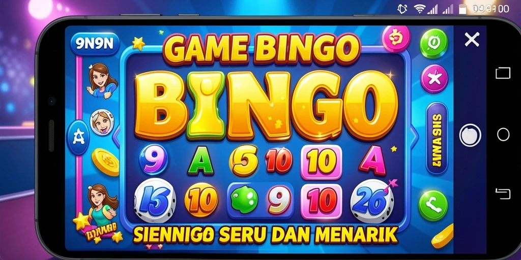 Screenshot gameplay Bingo yang mendebarkan dari 9N9N.