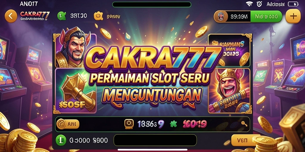 Tampilan gameplay yang seru dan mengasyikkan dari CAKRA777.