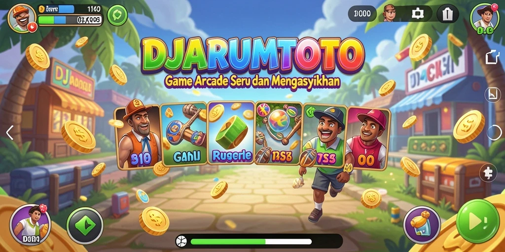 Tampilan gameplay seru dari DJARUMTOTO dengan visual yang menakjubkan.
