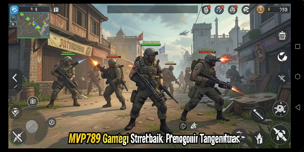 Tampilan gameplay MVP789 yang menegangkan saat merancang strategi.