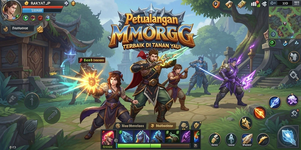 Screenshot gameplay RAKYATJP yang penuh aksi dan petualangan.